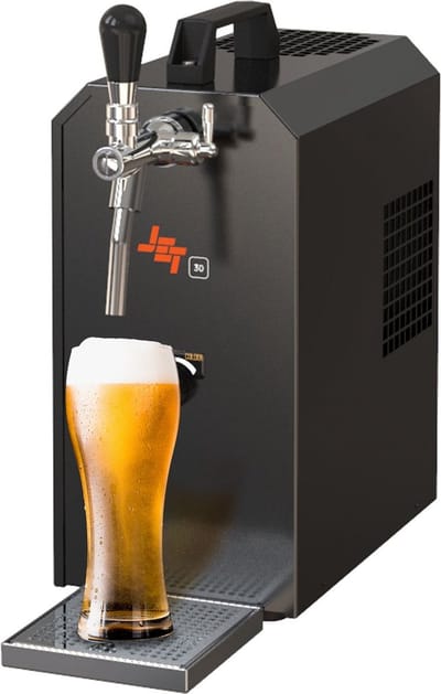Biertap JET 30K 1-kraans met membraanpomp, droogkoeler, 30 liter/uur - Thuistap, Bierkoeler