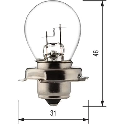 Motorlamp Bosma P26s 6v