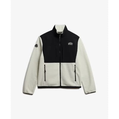 Superdry Hybrid Trekker Fleece Jas Beige M Man