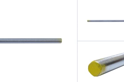 Wovar Draadeind Verzinkt M16 x 1m Sterkte 8.8 | Per Stuk