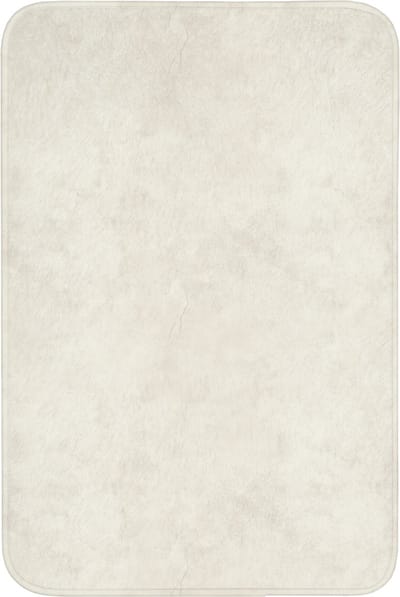 Badmat 60x90 cm - Antislip - Crème - Egaal - Beton - Badmatten voor badkamer - Badkamermat - Douchemat - Badkamer mat