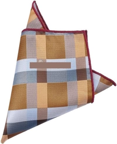 Zakdoeken Heren - Pochette Mannen - Formele Gelegenheden - Klassiek Ruitpatroon - 24x24 cm - Diverse Kleuren