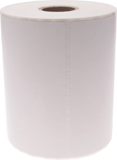 BeMatik - Rol van 300 zelfklevende etiketten voor 101.5x127mm thermische printer