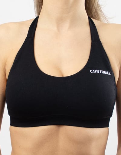 Divinity Sportbra | CAPO FINALE - Sportbra | XS | Kleur Black | Sportkleding | Activewear | Gymkleding | Fitnesskleding | Sportoutfit | Fitness | Hardlopen | Crossfit | Yoga | Pilates | Krachttraining