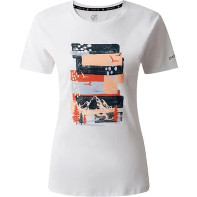 Dare2B Tranquility III T-shirt met korte mouwen en grafische print voor dames