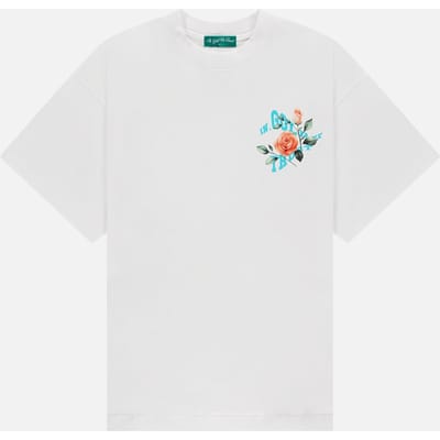 In Gold We Trust The Garden White Size: S | T-Shirts Outlet | Unisex | Wit