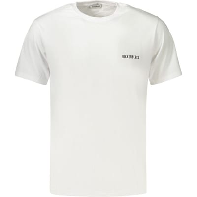 Bikkembergs Witte Katoenen T-Shirt voor Mannen