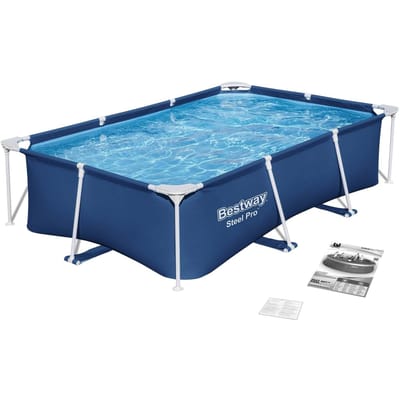 Bestway Steel Pro Zwembad Rechthoekig 2.59 m x 1.70 m x 61 cm