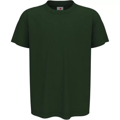 Stedman Kids´ Classic-T S140K - Bottle Green - XS (110/116)