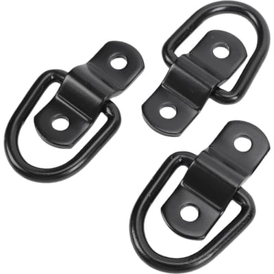 24 STUKS D-ringen Sjorankers Haken 2400 Lbs Draagvermogen Heavy Duty 1 4 inch Trailer Anker Sjorringen voor Laadbak Vrachtwagen