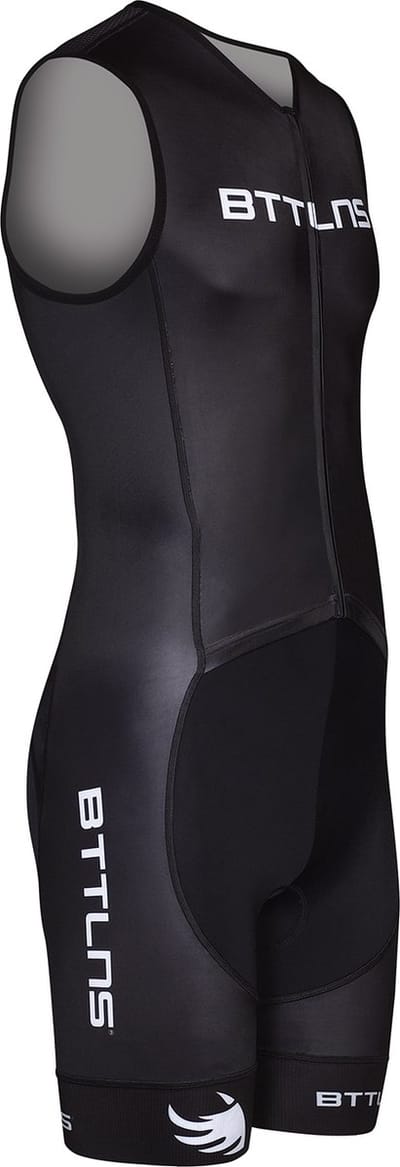 BTTLNS trisuit - triathlon pak - trisuit mouwloos heren - Rapine 2.0 - zwart - S