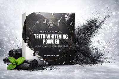 Whitening Teethpowder | Charcoal tandenbleker | tanden witten | 100% natuurlijk | 40 g | tandbleek poeder| tandbleekpoeder | tanden bleken