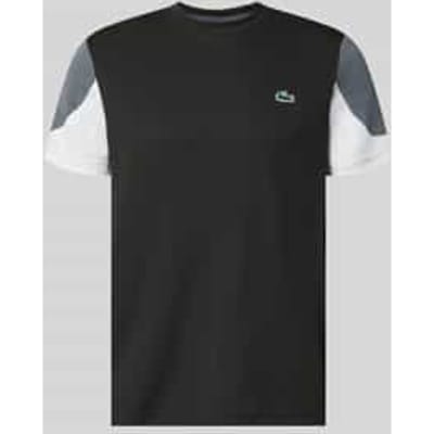 Regular fit sport-t-shirt in colour-block-design