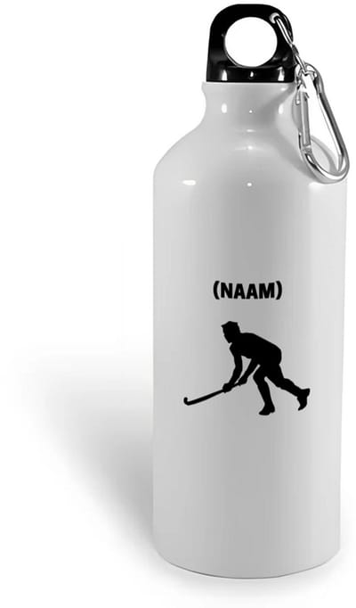 Hacebo® - Hockey met eigen naam waterfles - Hockey - Hockeyer - Sport - water fles - 400ML