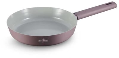 Swiss Haus® SCFP24T Koekenpan Inductie - Ø 24 cm - PFAS Vrij Bakpan - Pan Met Sapphire™ Anti-aanbak - Koekenpannen Voor Alle Warmtebronnen - Paars