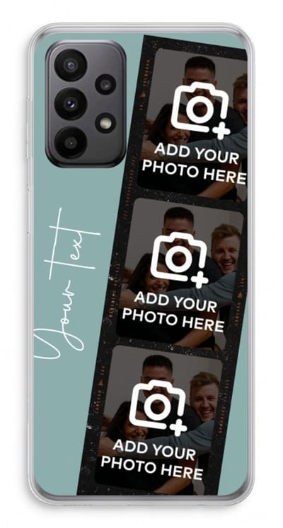Gepersonaliseerd - Case Company® - Hoesje geschikt voor Samsung Galaxy A23 hoesje - Filmrol N°1 - Soft Cover Telefoonhoesje - Bescherming aan alle Kanten en Schermrand