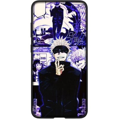 Telefoonhoesje voor Samsung Galaxy S25 S24 S23 iPhone 16 15 Xiaomi Redmi Note 14 13 12 16E 11 ProOPPO Moto Huawei Gojo Satoru Jujutsu Kaisen Anime Hoes for iPhone 16 aero