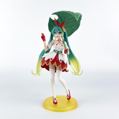 Figurine Anime Hatsune Miku 21cm Contes de Fées Merveilleux Collection Cadeau Hatsune Miku Figurine d'Action Poupée Cadeau Collection Décoration PVC blue