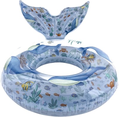Little Dutch | Zwemband Ocean World Zwemring met Staart Ø91cm
