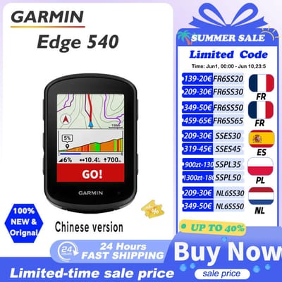 Garmin edge 540 Fietscomputer Outdoor Kaartnavigatie Mountainbike Kilometerteller Waterdicht Fietsen Vakantiecadeau