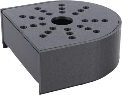 Koffiezetapparaat Lekbak - Koffie Druppelbak - Koffie Zetten - Efficiënt Ontwerp - 108x102x40mm - Zwart