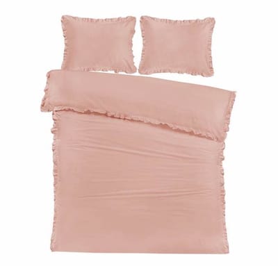 Papillon Fleur Dekbedovertrek - Lits-jumeaux - 240x200/220 cm - Roze