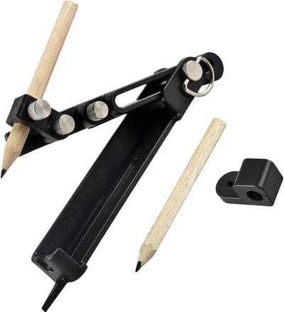 Multifunctioneel Krab Gereedschap - Precisie Meter - Nauwkeurig Markeren - Verstelbaar Diep Gat - 14.8 x 2.6 cm