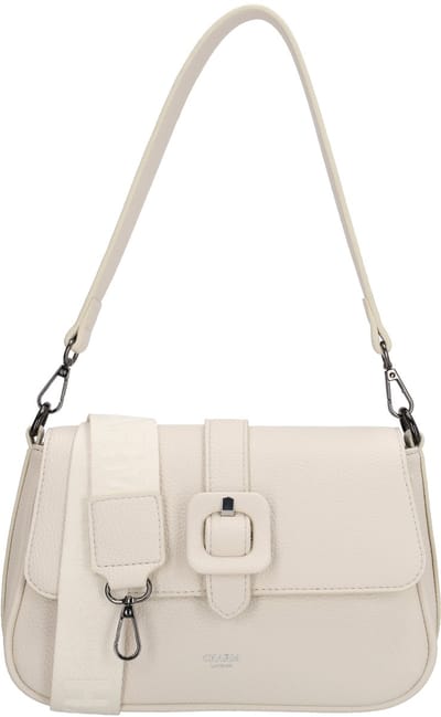 Charm London Uptown Crossbodytas - Schouderband - Dames - Schouderband - Overslag - Gebroken wit