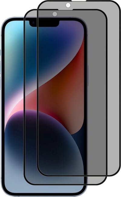Geschikt voor iPhone 14 Plus screenprotector Privacy - 2 Stuks - Full Privacy screen protector tempered glass - gehard glas voor Geschikt voor iPhone 14 Plus - oTronica