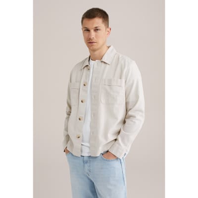 WE Fashion Overshirt Beige Taglia: L | Camicie Casual Outlet | Uomo | Marrone