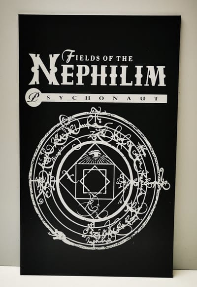 Fields Of The Nephilim Wandbord - 18x30cm - Psychonaut - FOTN - Dibond - Muziek - Wanddecoratie