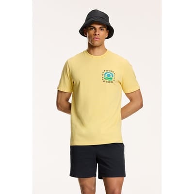 Shiwi Beyond The Blues T-shirt Spring Yellow Maat: S | T-shirts met Print Outlet | Heren | Geel