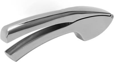 Knoflookpers Zinklegering - Knoflookstamper Pureepers - Keuken Gebruik - Ergonomisch Handvat - 16 x 3 cm - Zilver