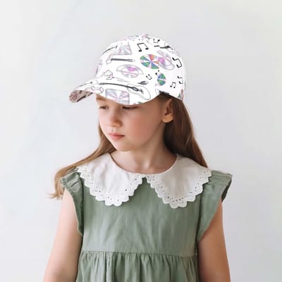 Kinder Pet - Zomerhoed Baby - Zon Bescherming - Verstelbaar - 2-7 Jaar - Print
