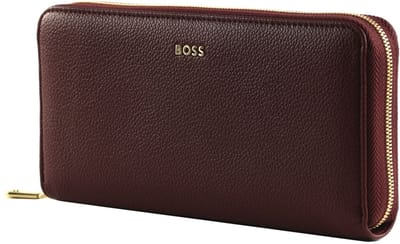 HUGO BOSS portemonnee Signature Lady Travel Wallet Burgundy wijnrood
