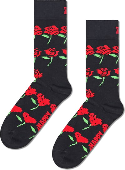 Happy Socks Rozen - Sokken Dames - Sokken Heren - Roses - Maat 36-40