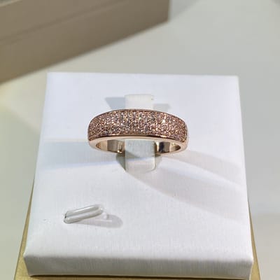 Zilveren Sieraden Europese en Amerikaanse Ringen Verguld met Goud Diamanten Ringen voor Dames Trouwringen No. 10 white