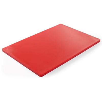HENDI Rode HACCP snijplank – HDPE kunststof – 450x300 mm – vaatwasmachinebestendig