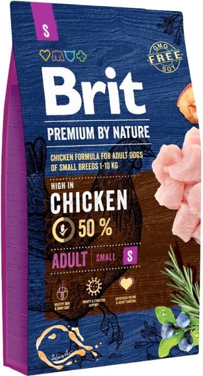 Brit Premium by Nature Adult S Hondenvoer - 3 kg