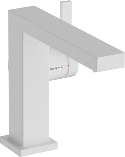 hansgrohe Tecturis E ééngreeps wastafelkraan 110 Fine CoolStart zonder waste mat wit