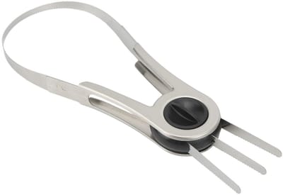 Livia home - Mango Slicer - Mango Snijden - Eenvoudig in gebruik - Roestvrij staal - Fruit Peeling Tool - Ideaal voor het snijden van mango's - Vaatwa