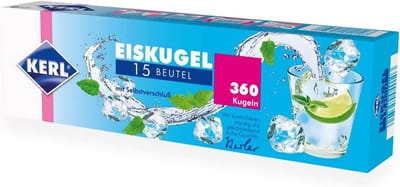 IJsballenzak - Ijsballen maker - Drankjes Koelen - Zelfsluitend ontwerp - 360 ballen - Blauw