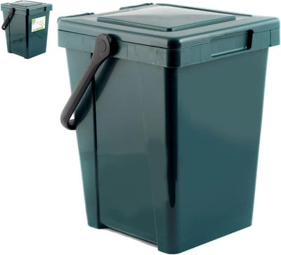 Home Minmax+ Green Plastic Container voor Compostels, 25 liter