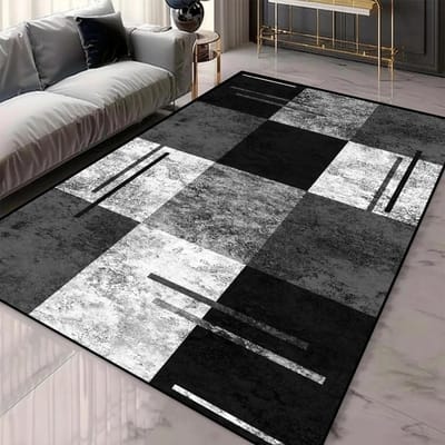 Tapijt met geometrisch patroon in Scandinavische stijl Woonkamer 120*160cm Groot kamerkleed Machinewasbaar Antislip Europees Tatamimat 40x60cm