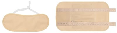WiseGoods Premium Castor Olie Wrap Set - Herbruikbaar - Ademend - Castorolie Voor Buik / Taille / Nek - Corset - Bandage