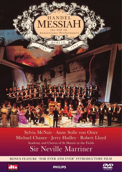 Sylvia McNair, Anne Sofie Von Otter, Academy Of St.Martin In The Fields - Handel: Messiah, The 250th Anniversary Performance (DVD) (Complete) (25th Anniversary Edition)