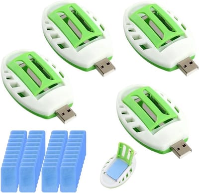 Effectieve USB Muggenspray met 100 Tabletten voor Binnen en Buiten, Draagbare Oplossing voor Muggenschade en Insectenbestrijding
