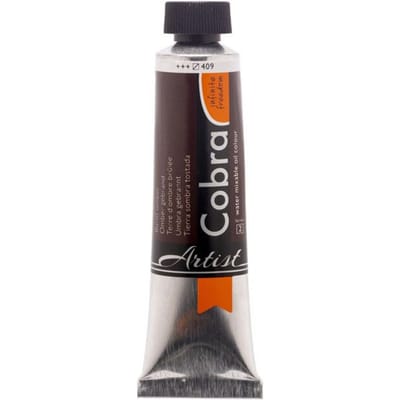 Olieverf - #409 Omber Gebrand - Cobra Artitst - 40ml