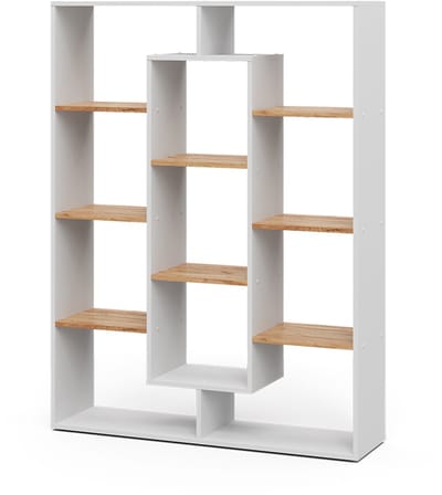 Vicco Ruimteverdeler – 107.2 x 143 cm Eik wit/goud