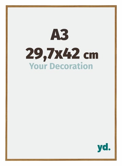Your Decoration - Fotolijst A3 29,7x42 cm - Kunststof - Beuken Licht - Evry